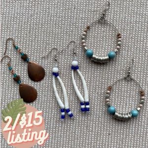 💫 2/$15 Earring Bundle {Beaded Beauties}